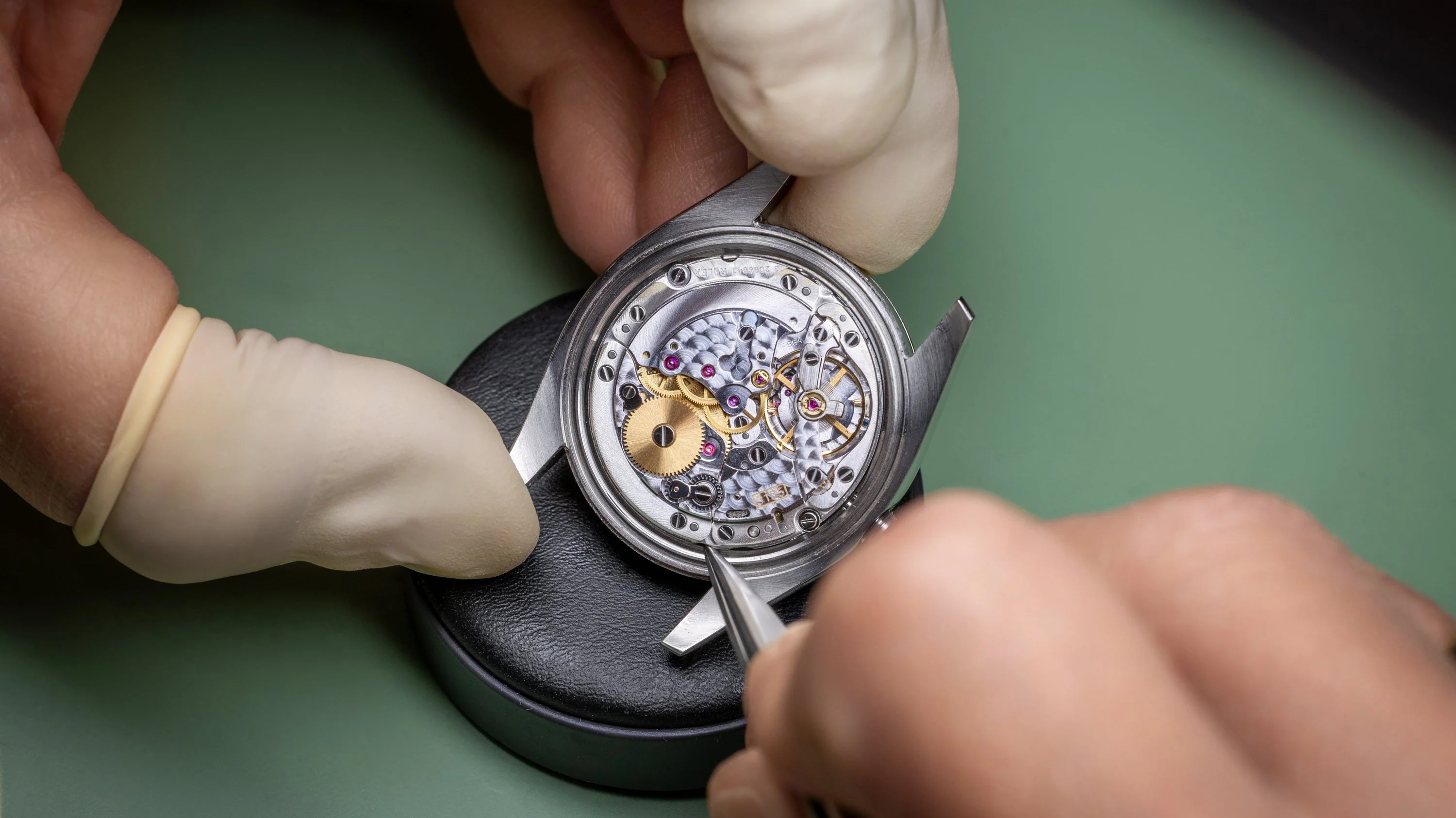 Precision watch tools and timepieces prepared for professional repair