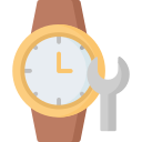 The Watch Atelier watch repair shop logo